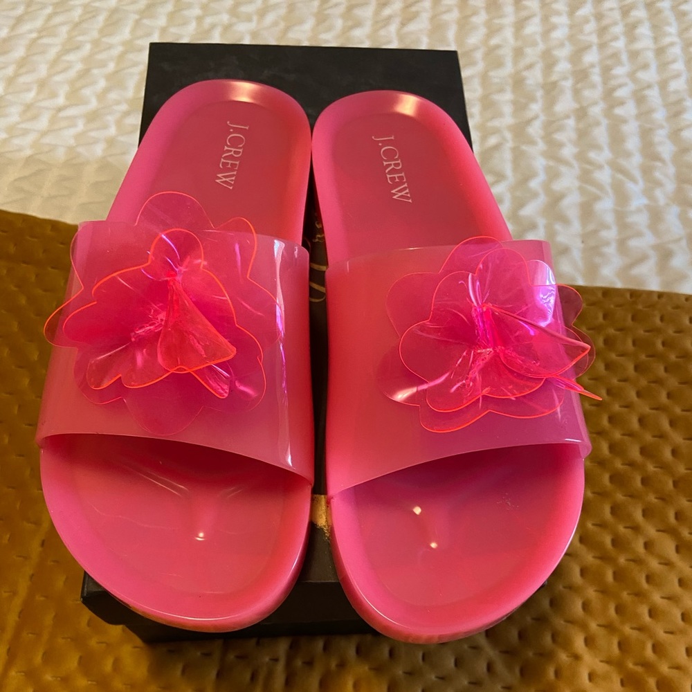 J.crew pool slides sz 8